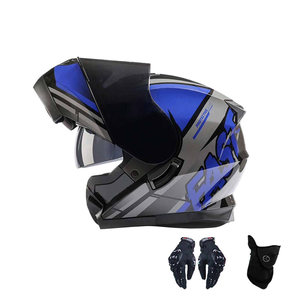 Casque Moto Modulable Double Visière ECE