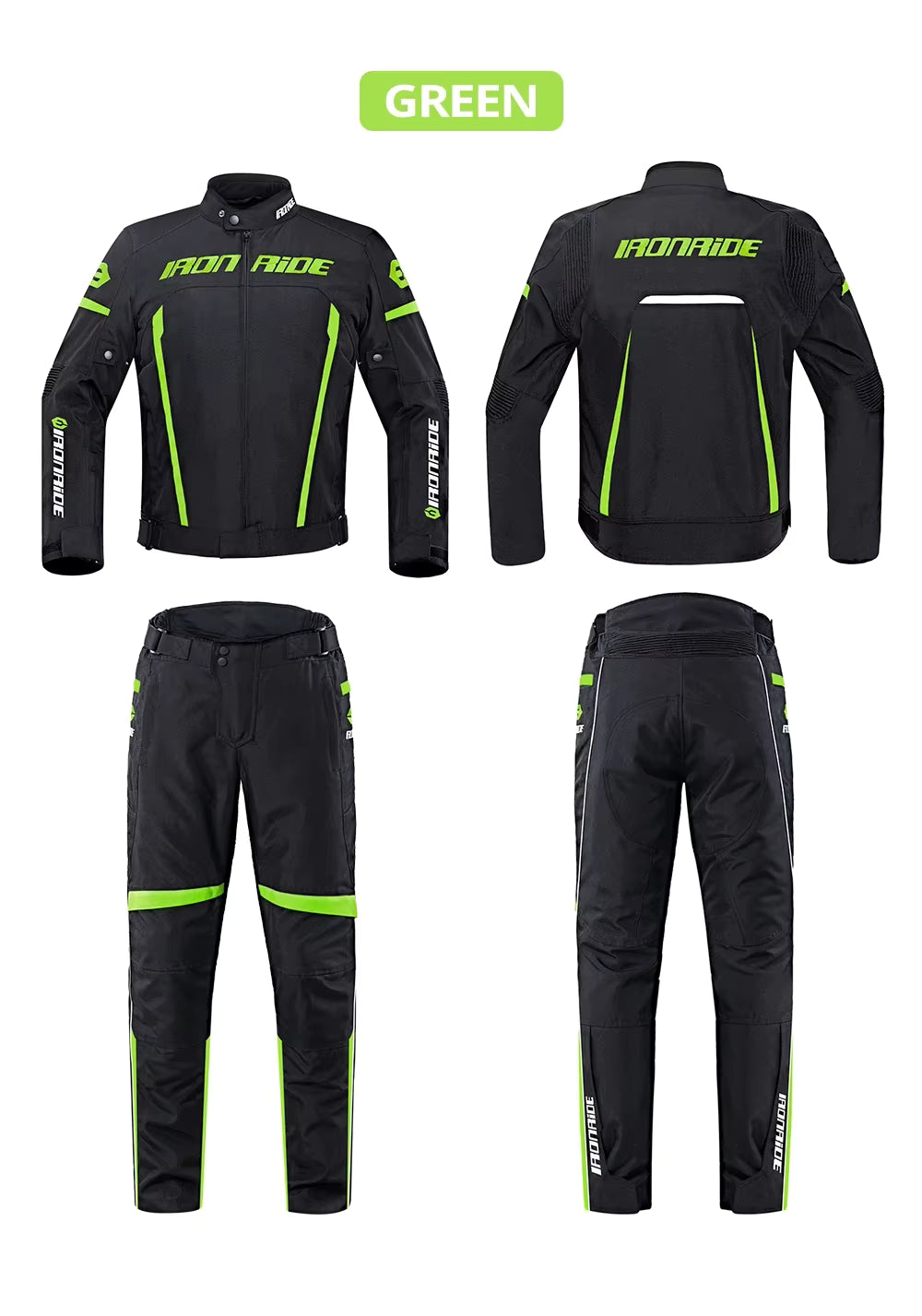 Combinaison Moto HEROBIKER – Veste & Pantalon Résistants, Étanches & Sécurisés