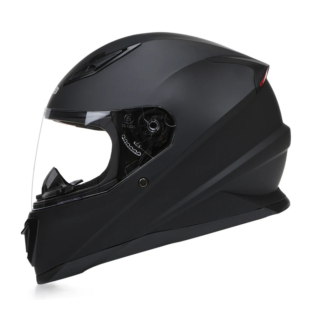 casque moto sport noir integral
