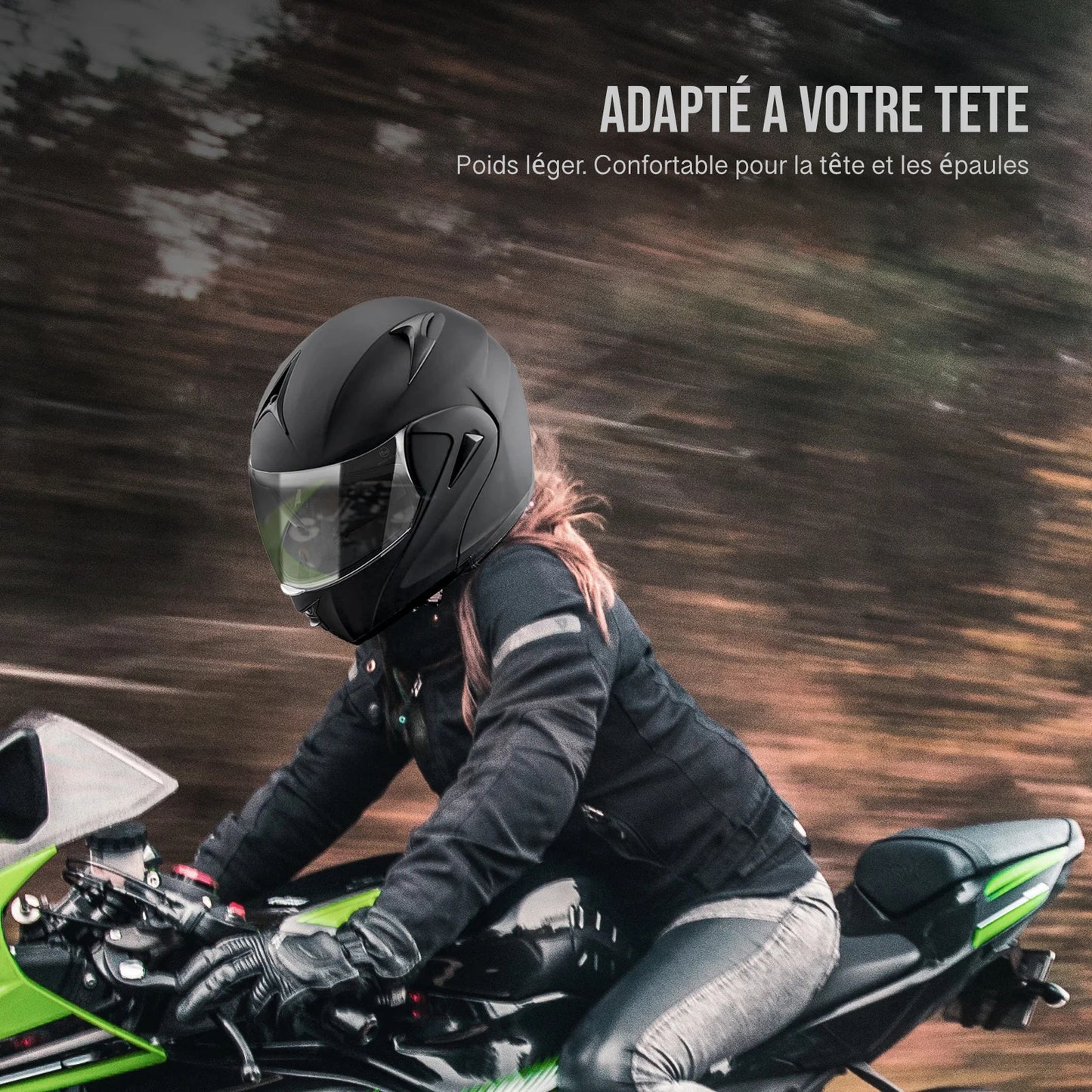 Casque Intégrale Moto Haute Protection & Confort