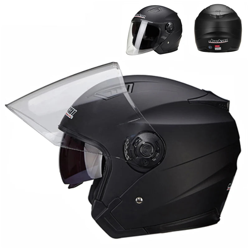 casque moto scooter homologué route ece ajustable résistant léger