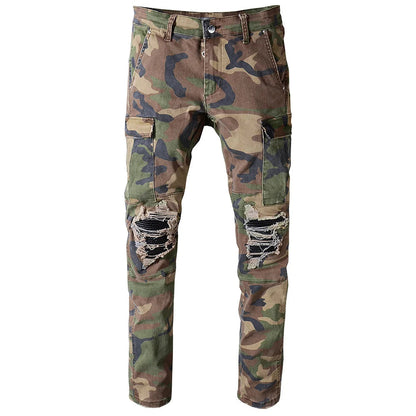 Jean Moto Homme SOKOTOO – Style Biker & Confort Stretch