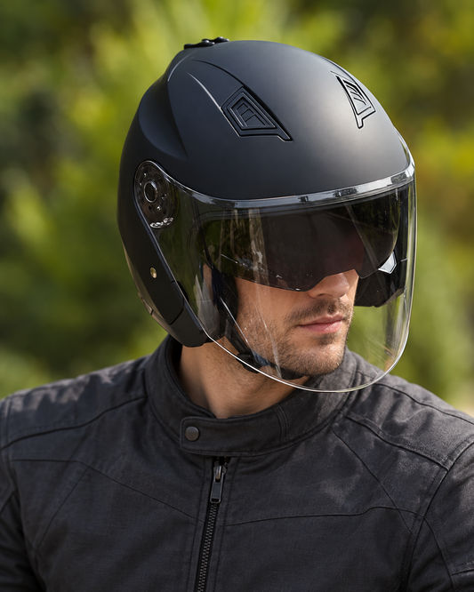 Casque Moto Integral JIEKAI Double Visière