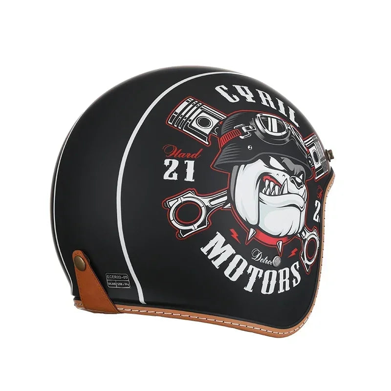 Casque Moto Jet CYRIL Style Open Face