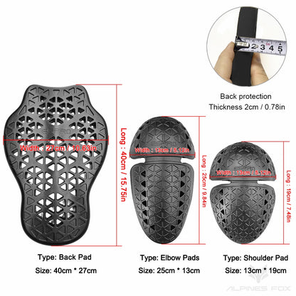 Protection dorsale moto CE Niveau 2 – ALPINES FOX LAS