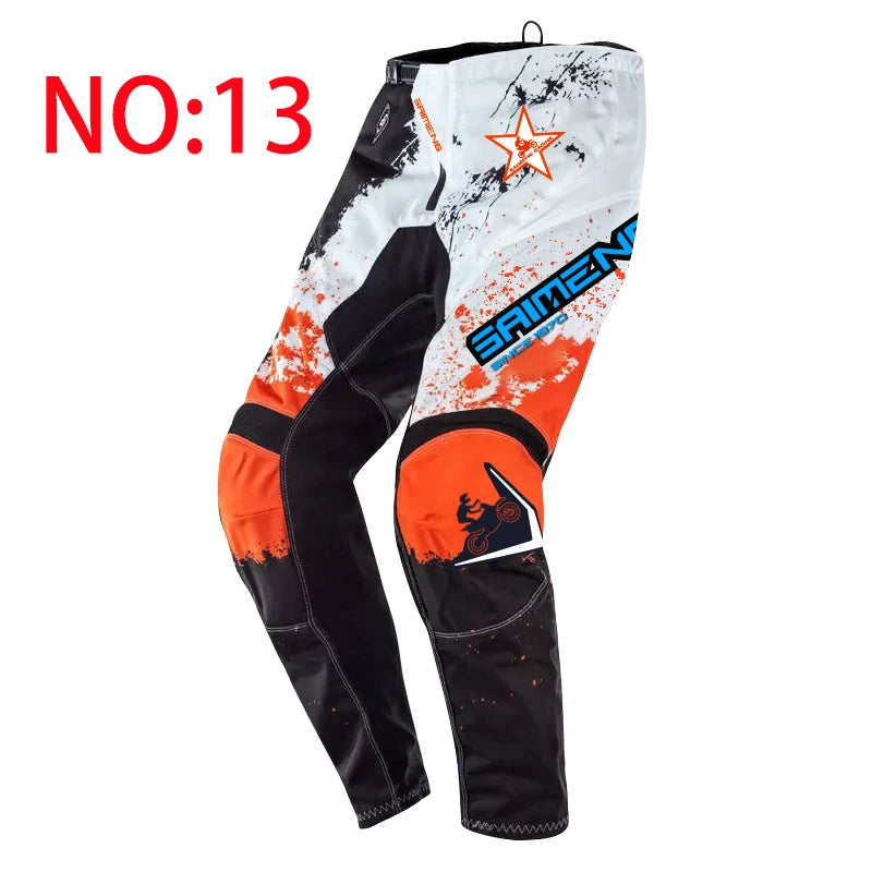 Pantalon Motocross MX SAIMENG RACING – Équipement Off-Road Haute Performance