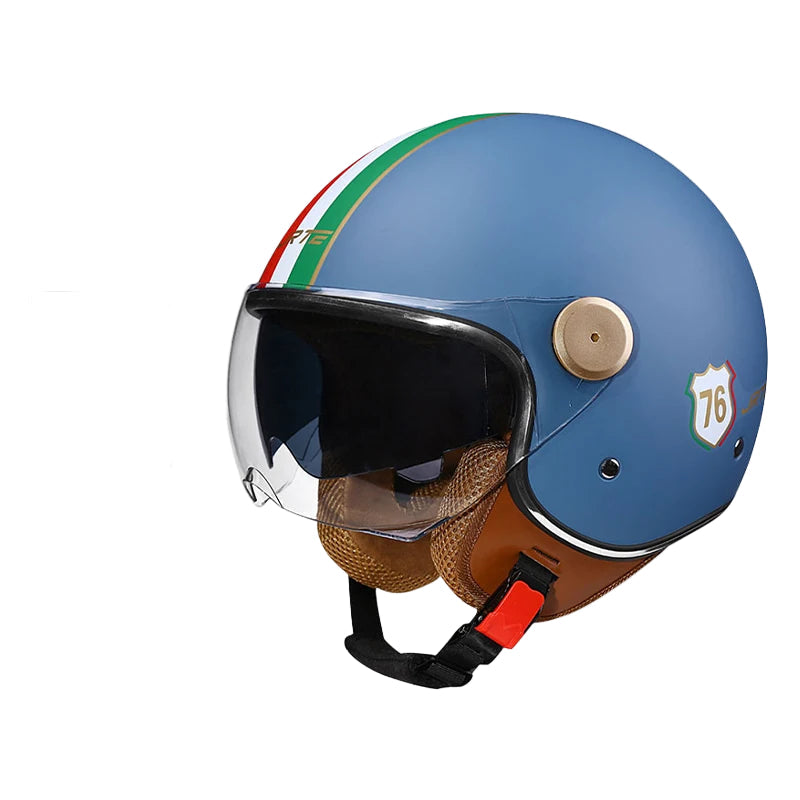 Casque Moto Jet Rétro TT
