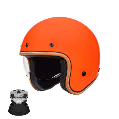 Casque Vintage Jet Rétro Moderne