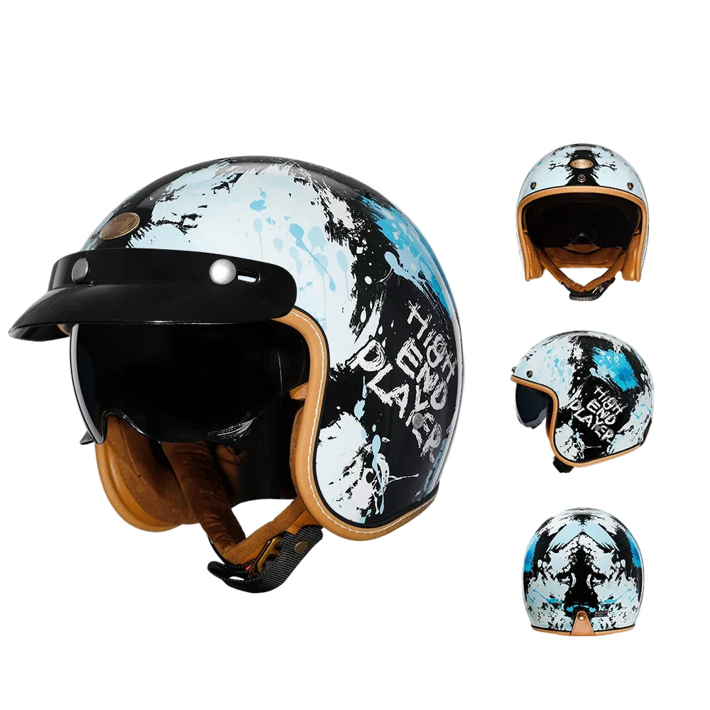 Casque Moto Jet CYRIL Style Open Face
