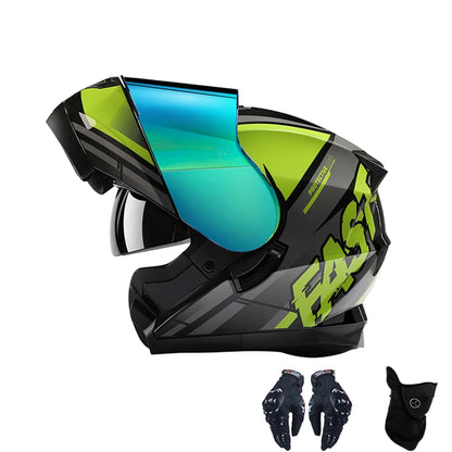 Casque Moto Modulable Double Visière ECE