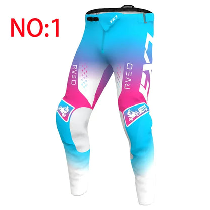 Pantalon Motocross MX SAIMENG RACING – Équipement Off-Road Haute Performance