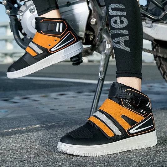 Bottes Moto Femme et Homme Respirantes YUYIN – Confort, Style & Flexibilité