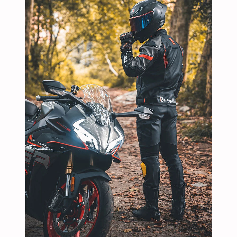 Ensemble Moto Cuir Homme – Protection Intégrale & Style Biker