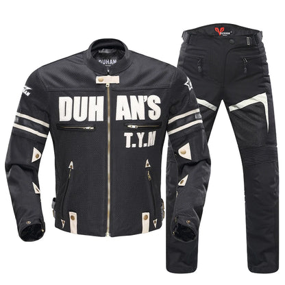 Ensemble Moto HEROBIKER DUHAN – Protection CE & Confort Respirant