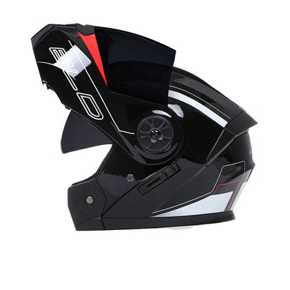 Casque Moto Modulable Double Visière BLD