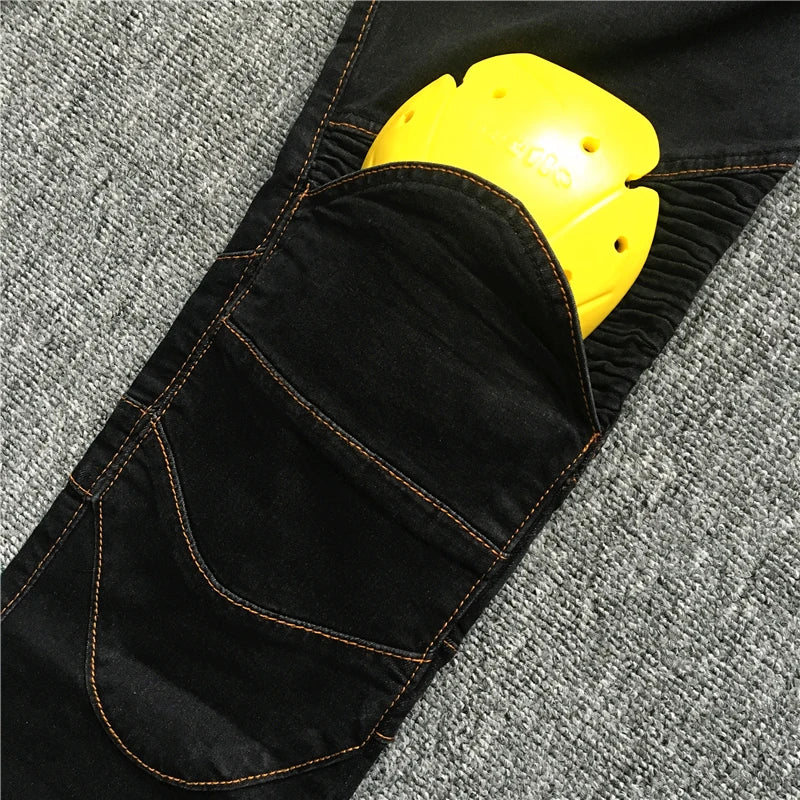 Jean Moto Vintage MOTOCENTRIC – Style Rétro & Protection CE Intégrée