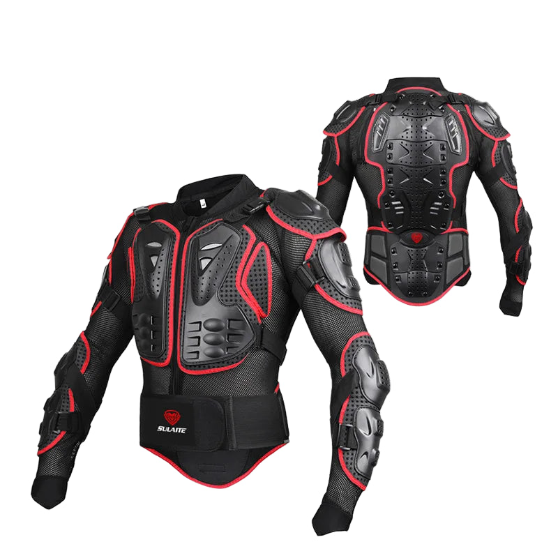 Armure Moto Intégrale GT201+GT319 – Protection Complète Corps & Colonne