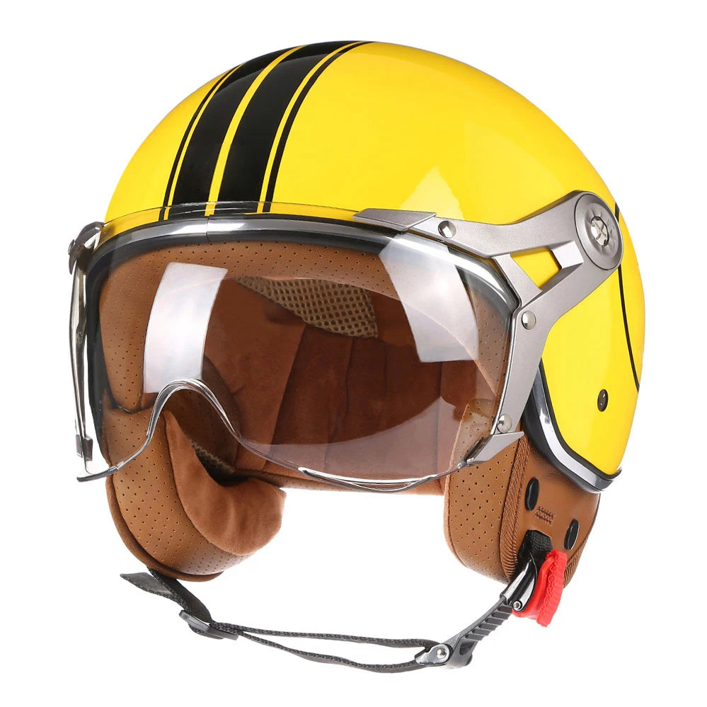 Casque Jet Retro Vintage Style Chopper BLD-288