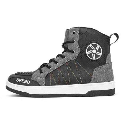 Bottes Moto Mi-Mollet Imperméables Homme – Protection, Confort & Style