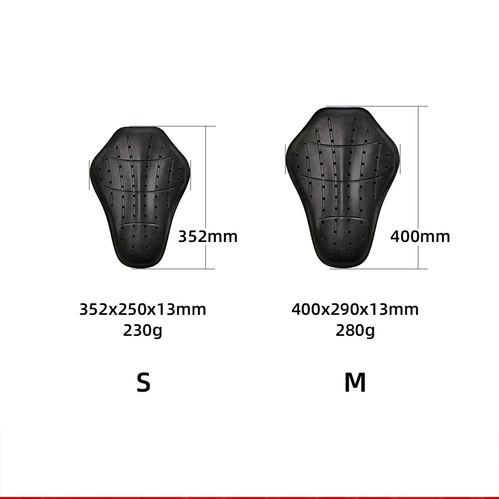 Protections moto CE EN 1621 – Inserts PU unisexes pour vestes et pantalons