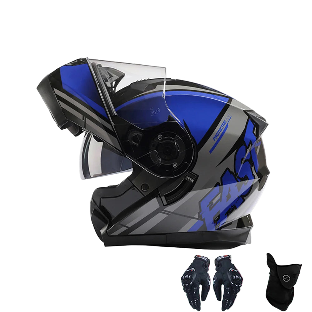 Casque Moto Modulable Double Visière ECE