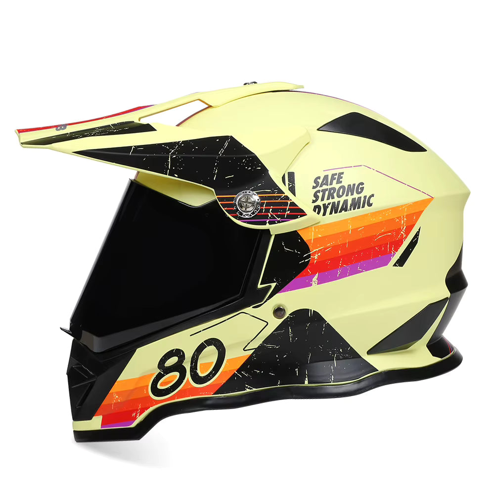 Casque Moto Cross 819 Intégral – Homologué DOT & ECE