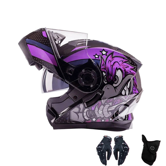 Casque Moto Modulable Double Visière – Homologué DOT & ECE