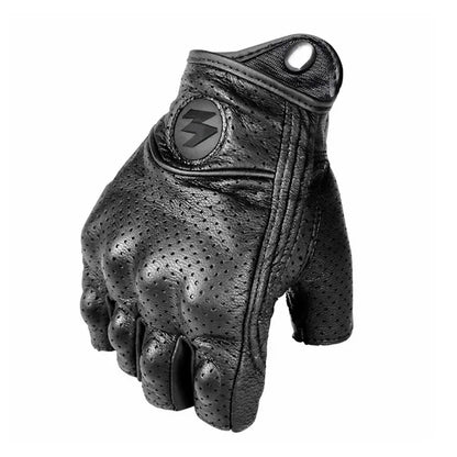 Gants Moto Demi-Doigts MOGEBIKE – Cuir Tactique & Protection
