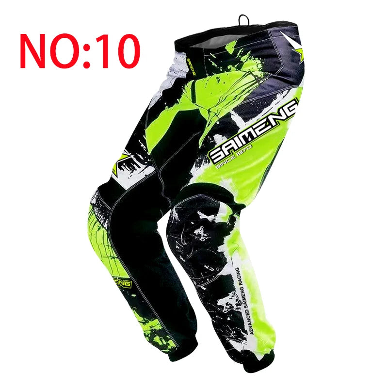 Pantalon Motocross MX SAIMENG RACING – Équipement Off-Road Haute Performance