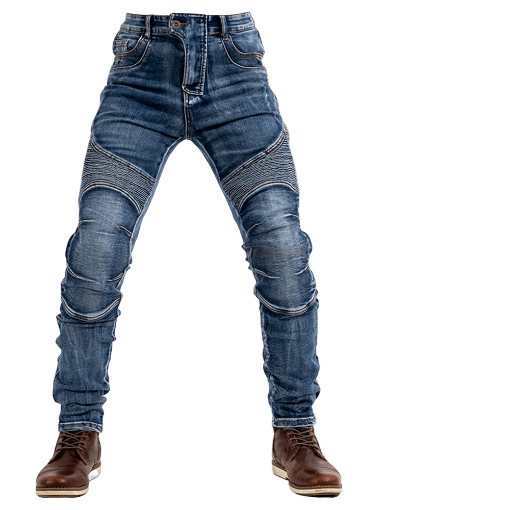 Jean Moto Renforcé HEROBIKER – Sécurité, Style & Liberté de Mouvement