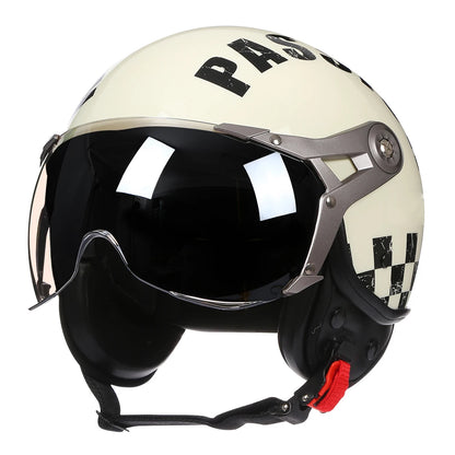 Casque Jet Retro Vintage Style Chopper BLD-288