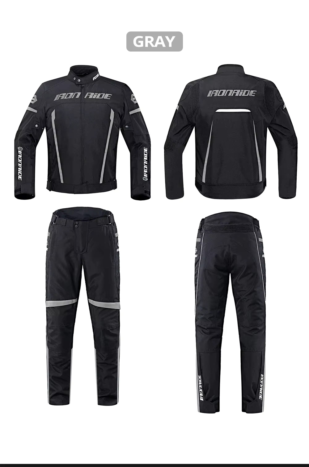Combinaison Moto HEROBIKER – Veste & Pantalon Résistants, Étanches & Sécurisés
