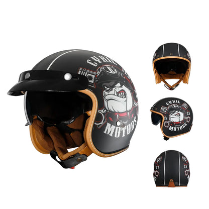 Casque Moto Jet CYRIL Style Open Face
