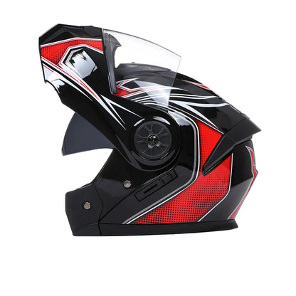 Casque Moto Modulable Double Visière BLD