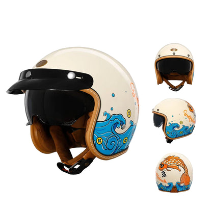 Casque Moto Jet CYRIL Style Open Face