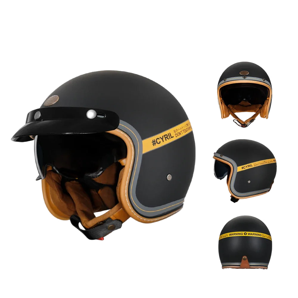 Casque Moto Jet CYRIL Style Open Face