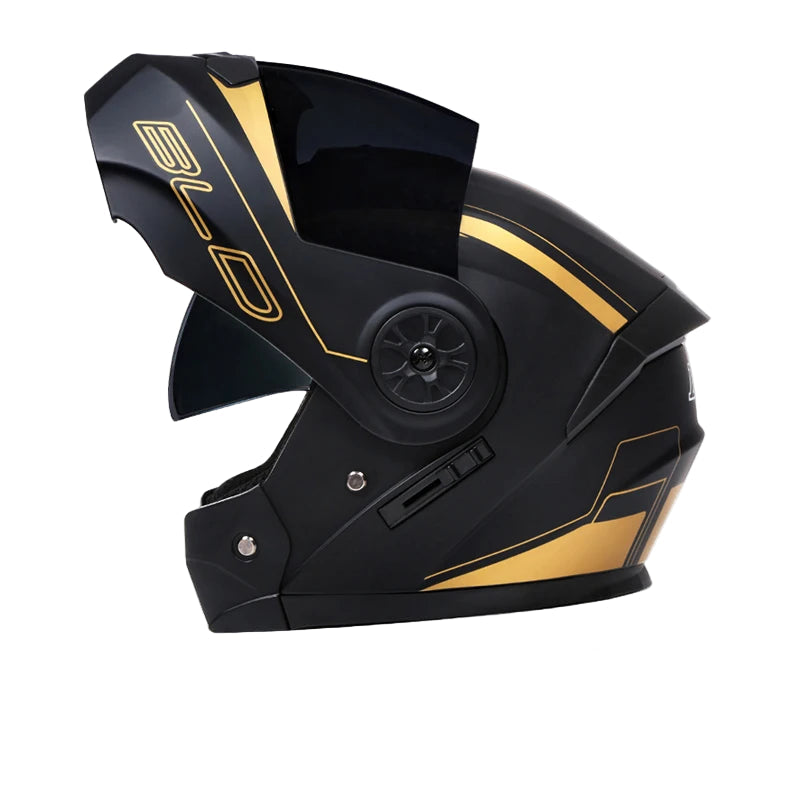 Casque Moto Modulable Double Visière BLD