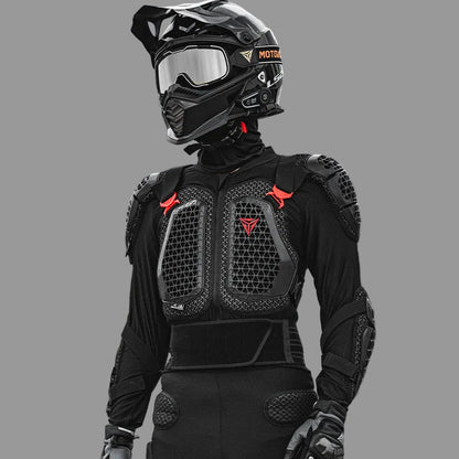Veste de Protection Moto CE – Armure Complète 4 Saisons