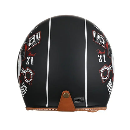 Casque Moto Jet CYRIL Style Open Face