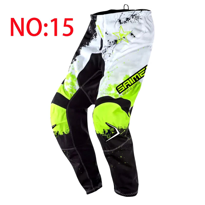 Pantalon Motocross MX SAIMENG RACING – Équipement Off-Road Haute Performance