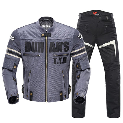Ensemble Moto HEROBIKER DUHAN – Protection CE & Confort Respirant