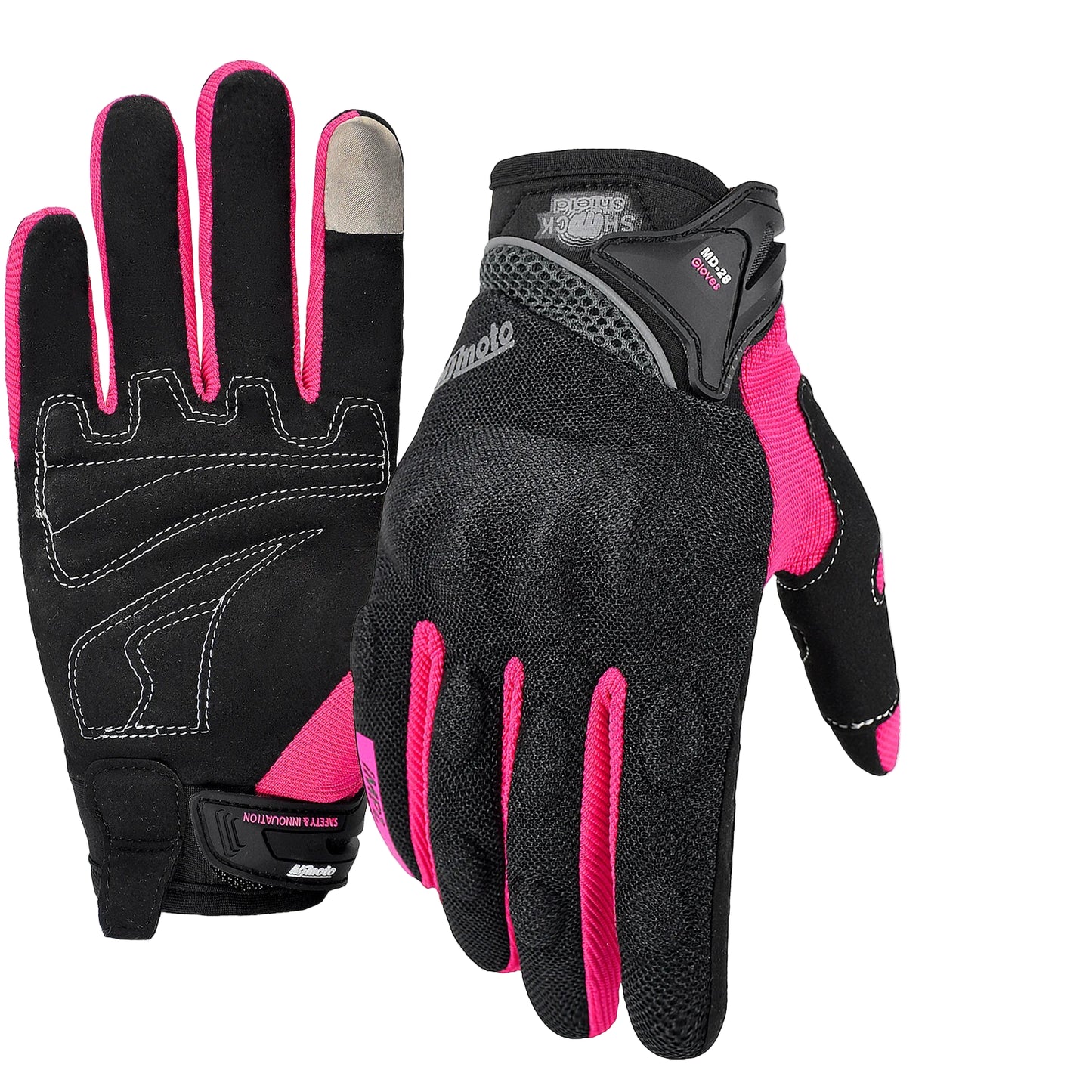 Gants Moto Femme – Respirants, Antidérapants & Stylés