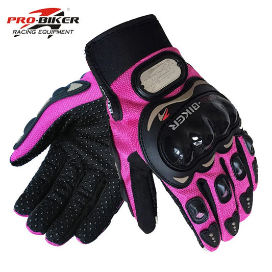 Gants Moto Femme Rose – Protection & Confort