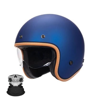 Casque Vintage Jet Rétro Moderne