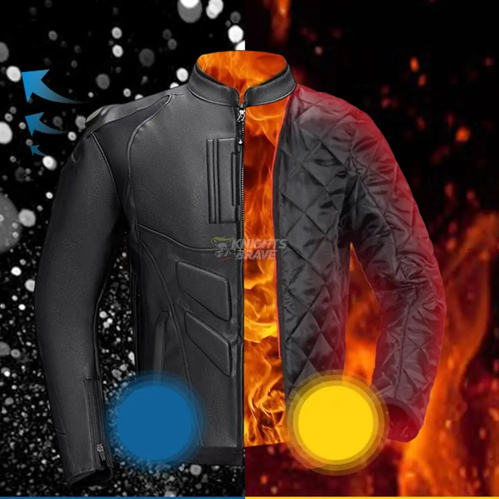Veste Moto Homme – Étanche, Chaude & Renforcée Protection