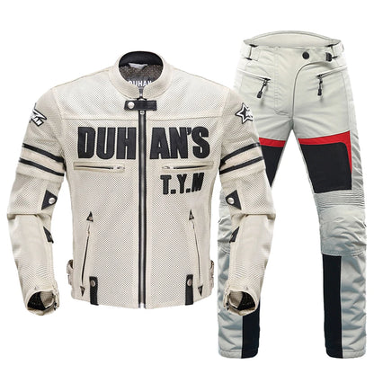 Ensemble Moto HEROBIKER DUHAN – Protection CE & Confort Respirant