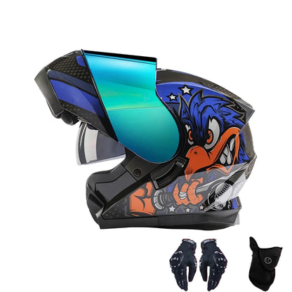 Casque Moto Modulable Double Visière ECE