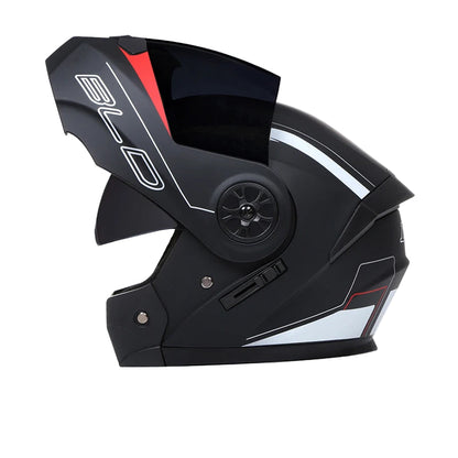 Casque Moto Modulable Double Visière BLD