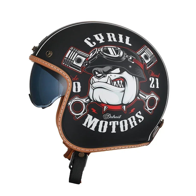 Casque Moto Jet CYRIL Style Open Face
