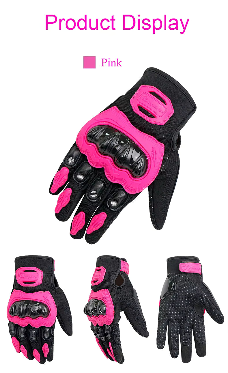 Gants Moto Homme et Femme Respirants Anti-Chute